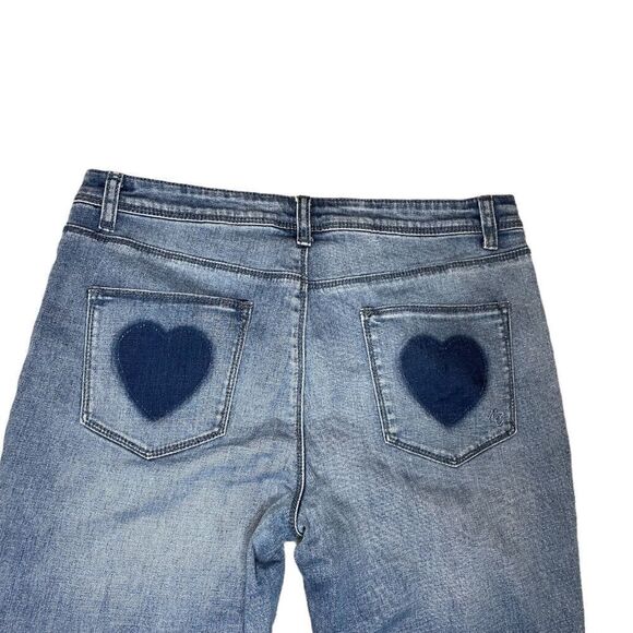ModCloth Vintage Heart Jeans  - Picture 2 of 8